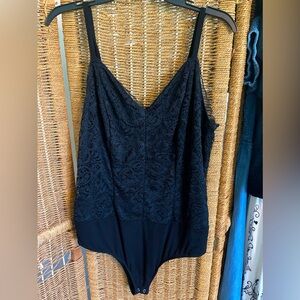 Torrid - Black Lace Body Suit - Size 00